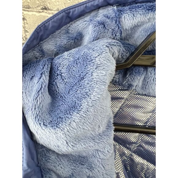 Columbia 2X Heavenly Long Hooded Jacket Omni-Heat Blue Puffer - Picture 11 of 13